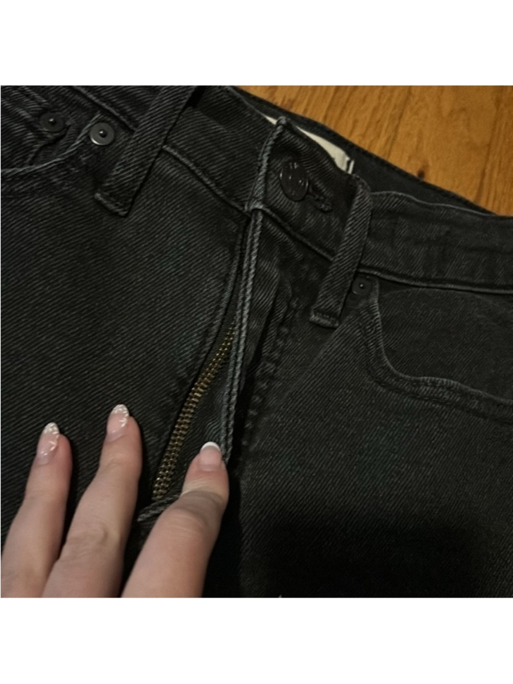 Madewell Cali Demi-Boot Black Jeans | Size 25 - Picture 5 of 7
